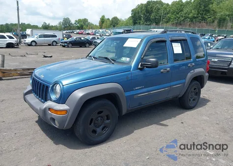 2004 Jeep Liberty Sport from USA, damaged, VIN 1J4GL48K04W163814